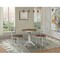 International Concepts 30 in. Round Top Pedestal Dining Table with 2 Madrid LadderBack Chairs - 3 Piece Dining Set K41-30RT-27B-C2-2 - alternate 1
